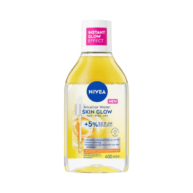 Nivea Skin Glow Micellar Water Makeup Remover with 5% Serum 400ml