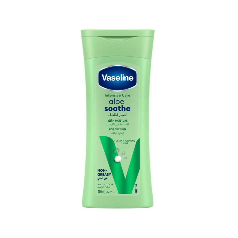 Vaseline Soothing Aloe Vera Body Lotion, Dry Skin, 200ml