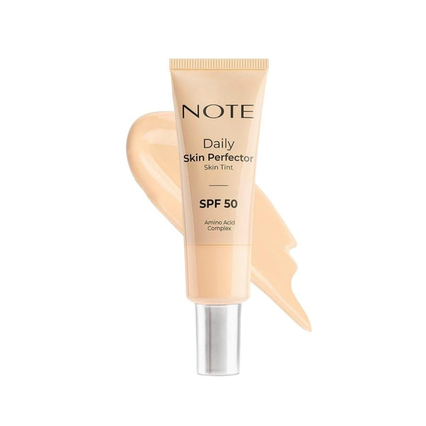 Note Daily Skin Foundation SPF 50, Medium Coverage, Amino Acids, Shade 110