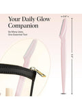 Dermaplaning Tool Best for At Home Facial Hair Removal Kitsch 12 Pieces