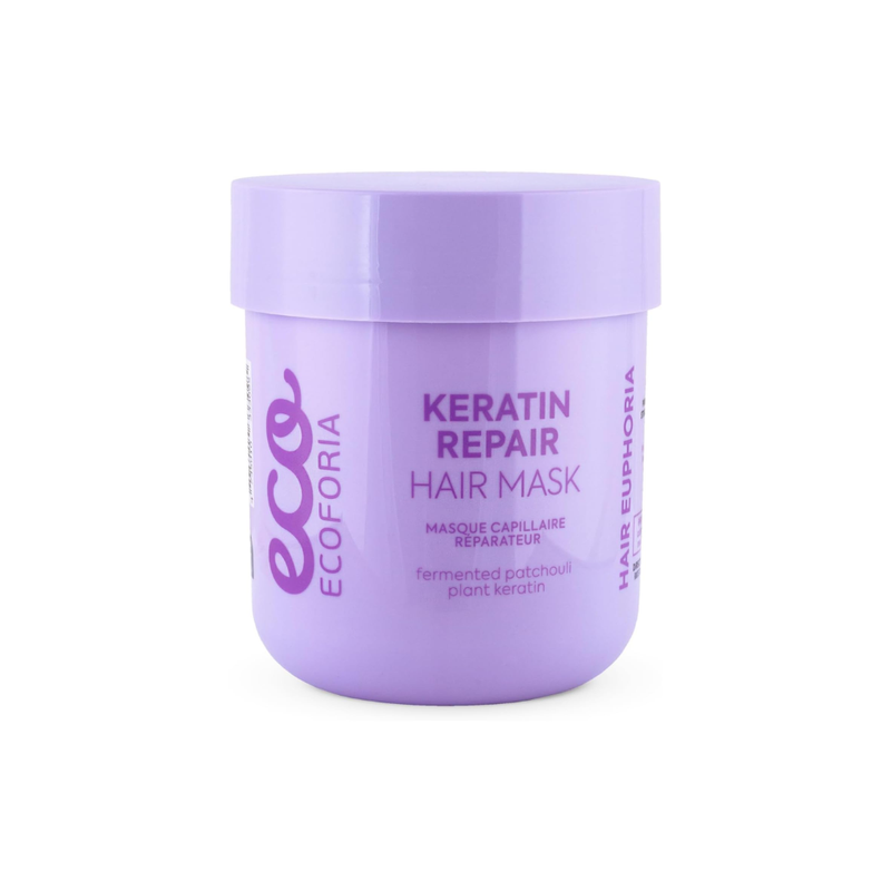 Ecoforia Keratin Repair Hair Mask, Plant-Based Regeneration, 200ml