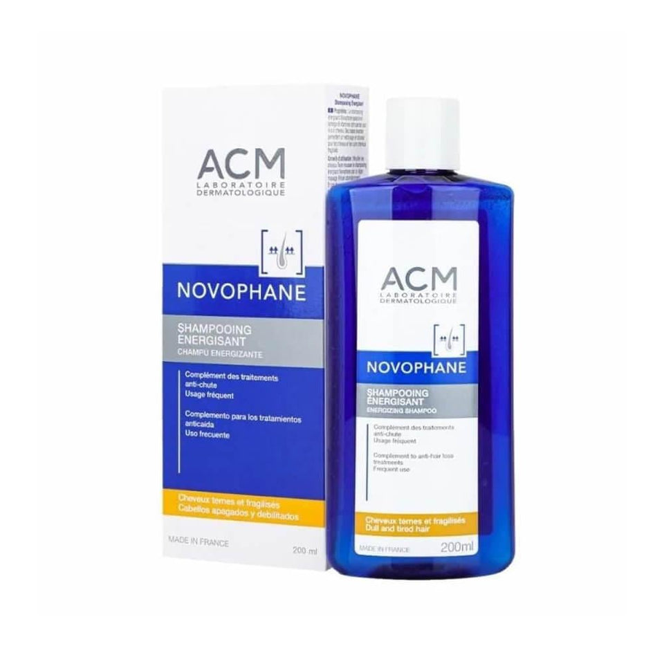 ACM Novophane Energizing Shampoo for Hair Growth & Vitality 200ml