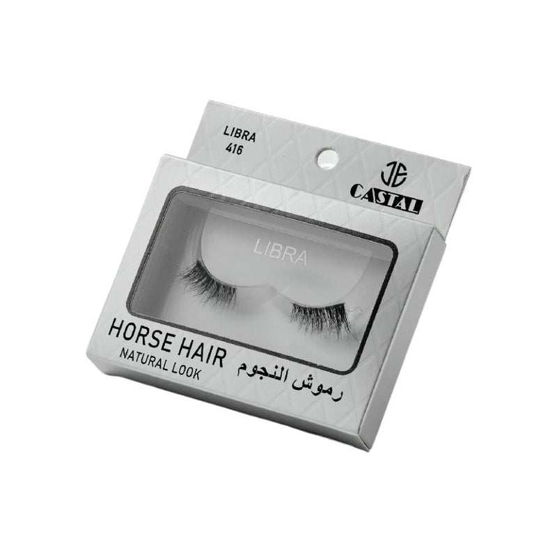Castal Natural Hair Eyelashes 416 - Lightweight, Reusable Strip Lashes