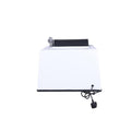 Salon System Pedicure Basin - White Black Jacuzzi 35cm x 48cm x 62cm