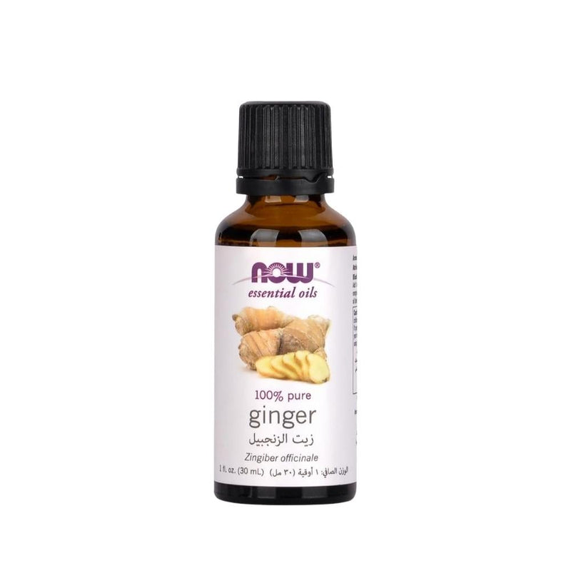 Now Ginger Essential Oil, 100% Pure, Skin Balancing, 30ml