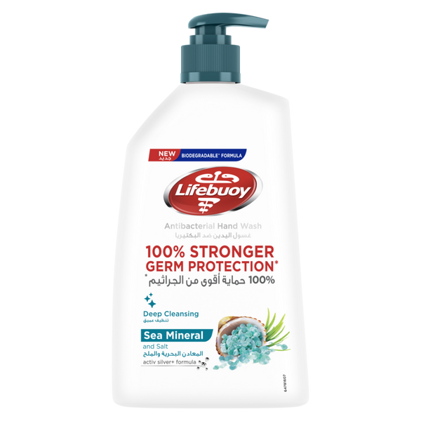 Sea Kelp Hand Wash Mineral Salt Cleansing Liquid Lifebuoy 450ml