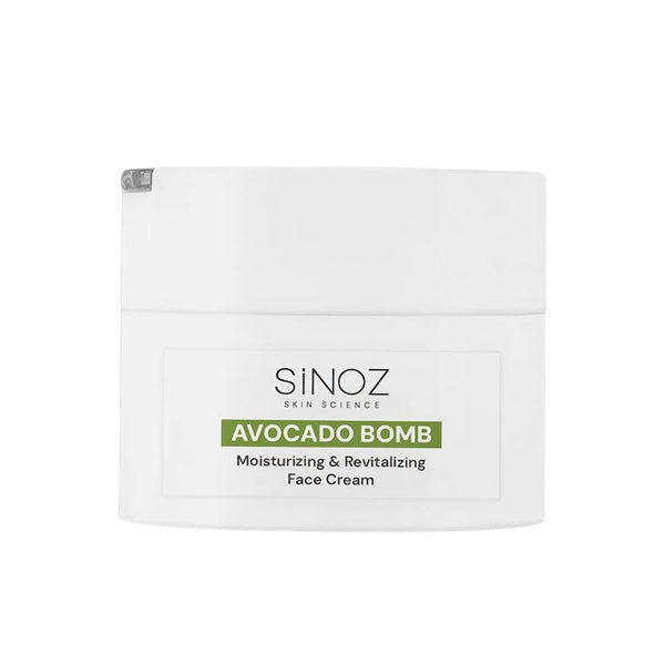 Avocado Bomb Moisturizing Face Cream for Dry Sensitive Skin SiNOZ 50ml
