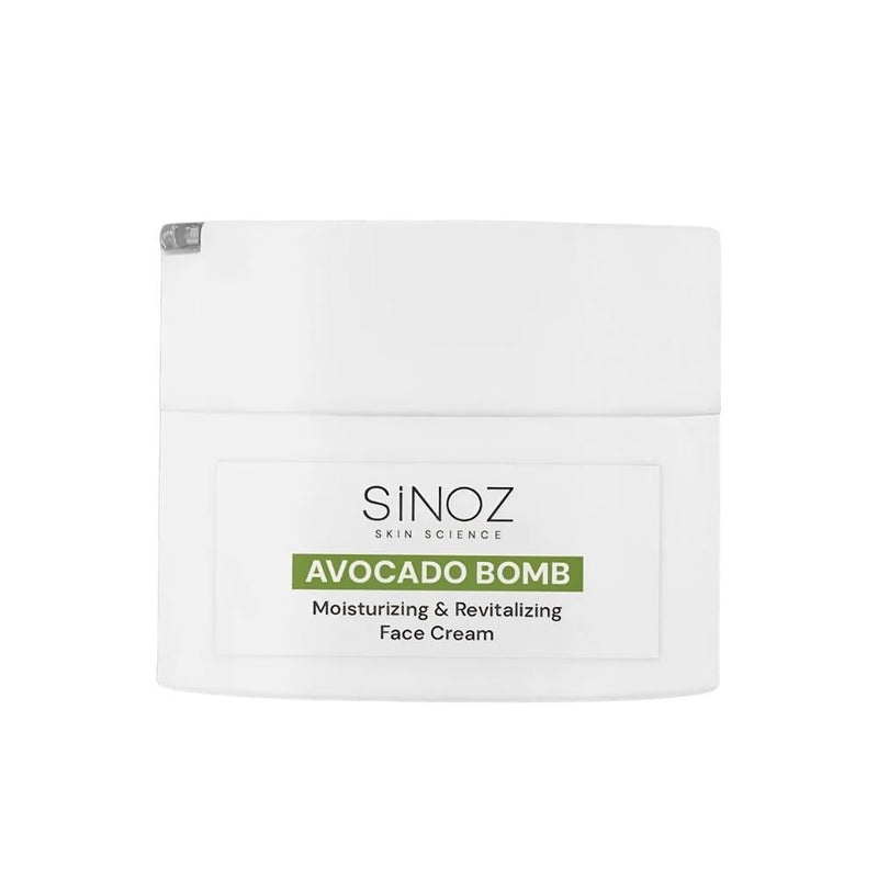 Avocado Bomb Moisturizing Face Cream for Dry Sensitive Skin SiNOZ 50ml