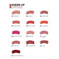 Flormar Sheer Up Lipstick, Oil-Infused, Glossy Finish, 004 Warm Peach