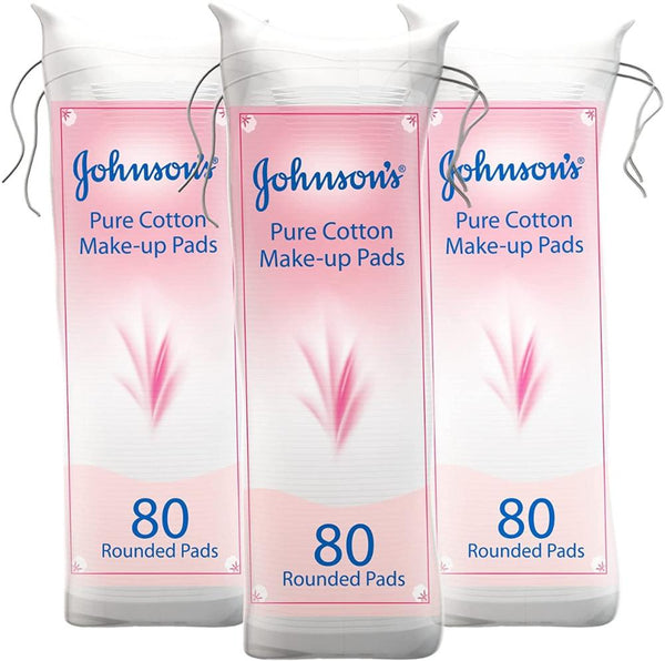 Best Cotton Makeup Remover Pads Gentle Cleansing Multipack Johnson 160 Pads