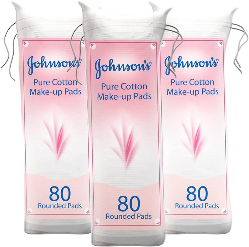 Best Cotton Makeup Remover Pads Gentle Cleansing Multipack Johnson 160 Pads