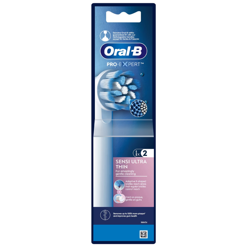 Best Replacement Toothbrush Heads Sensi Ultra Thin Oral B 2 Pack