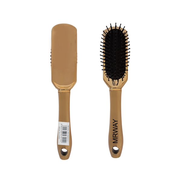 Detangling Hairbrush Frizz Reduction Gold Bristle Design Marwai 1 Piece