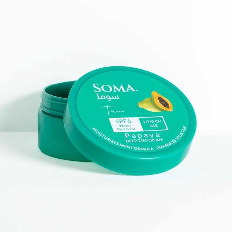 Buy Tanning Cream Papaya Oil Natural Bronze Glow Soma 150g