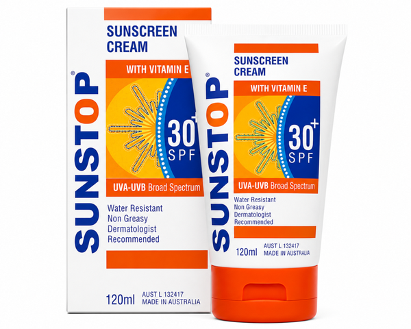 Sunscreen Cream SPF30+ Vitamin E Protection Sunstop 120ml