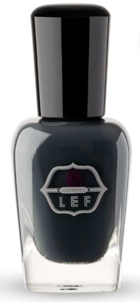 Nail Polish Colors Coal 28 Dark Glossy Aesthetic LEF COSMETIC 15ml