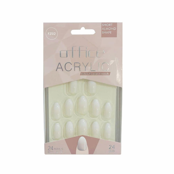 Office FZ02 Glitter Artificial Nails, 24 Pieces