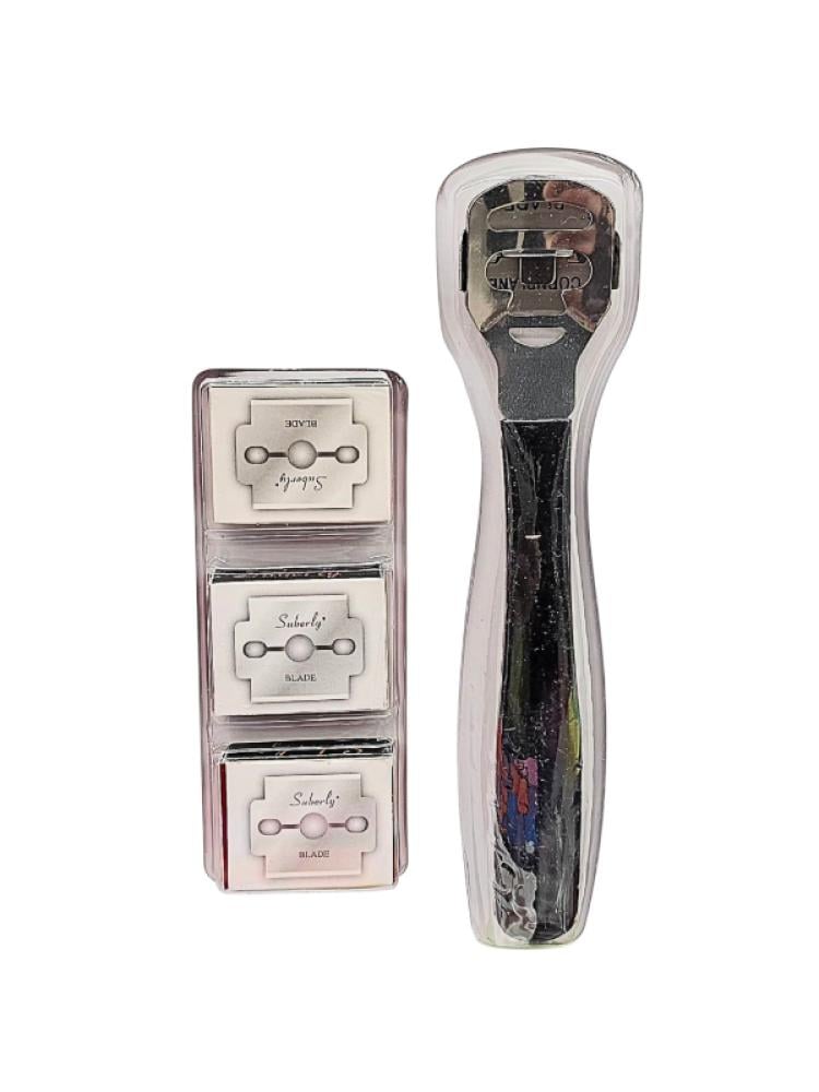 Salon System Stainless Steel Foot Callus Removal Kit for All Skin Types