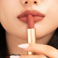 Hearts Creamy Lipstick Rosy Mauve 02 Long-Lasting Satin Matte Metallic