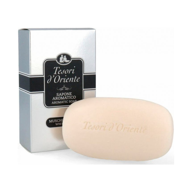 Tesori D'Oriente White Musk Scented Cream Soap, Moisturizing, 150g