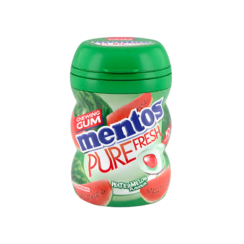 Mentos Chewing Gum Pure Fresh Watermelon Long-Lasting Flavour 10 Pieces