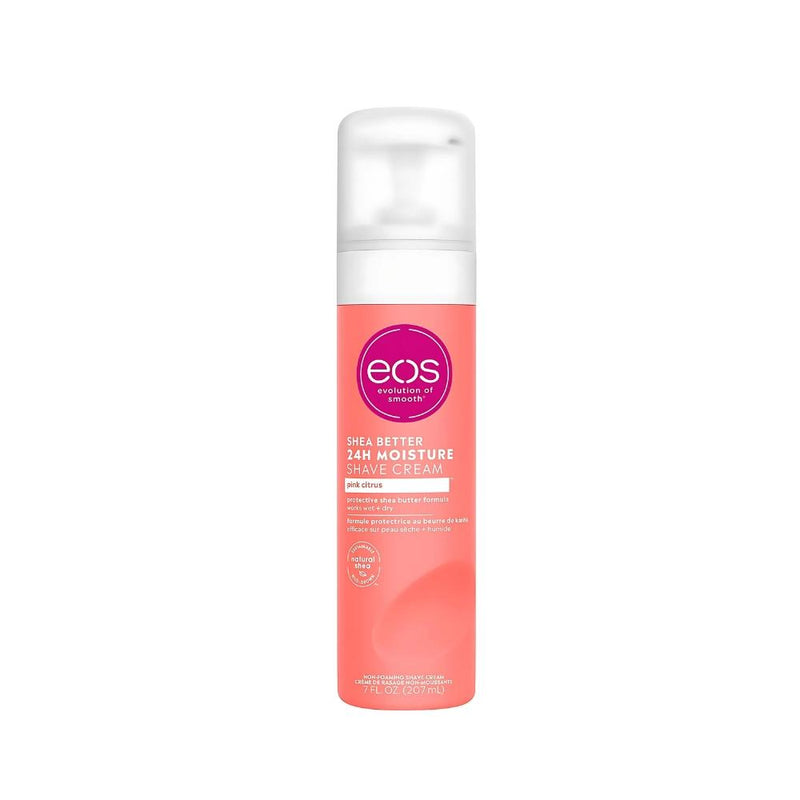Shaving Cream with Shea Butter Sensitive Skin Pink Citrus EOS 207ml