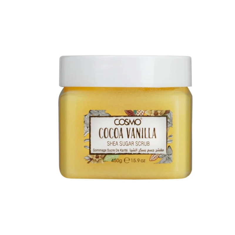 Cosmo Sugar Scrub Shea Butter & Coco Vanilla Exfoliating Body 450g