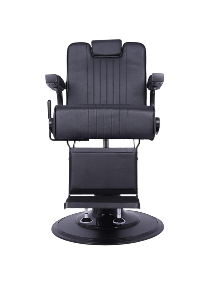 Salon System Men's Barber Chair 5228H-127 - Full Black