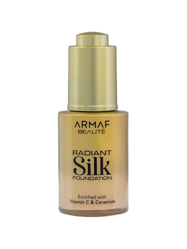 Armaf Beauty Radiant Silk Foundation 30ml - Vitamin C, Ceramides | Shade 07 Olive