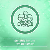 Johnsons Antibacterial Body Wash Mint Scent Cleanses Skin Removes Germs 400ml