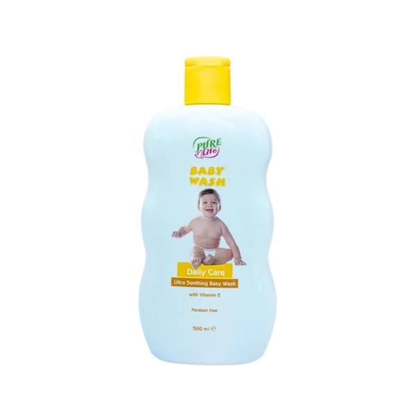 Pure Life Baby Wash Body and Hair Cleanser Paraben-Free 500ml