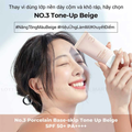 Numbuz:n No. 3 Porcelain Base-Skip Tone Up Beige Sunscreen SPF 50, 50ml
