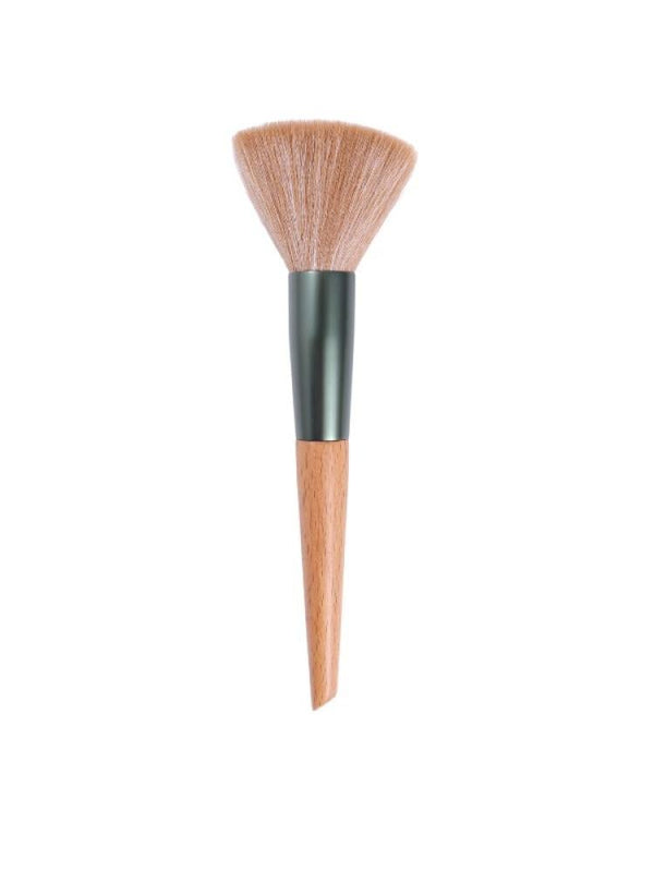 Beauty System Face Powder Brush BK23-946 with Natural Wooden Handle