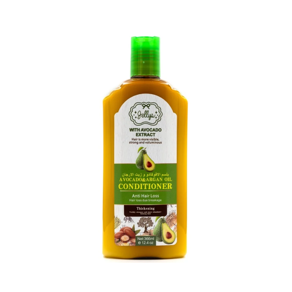 Jellys Avocado & Argan Oil Conditioner, Hair Strengthening, 366ml