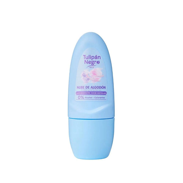 Tulipan Negro Cotton Cloud Roll-On Deodorant Antiperspirant 50ml