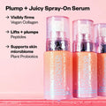 Kosas Plump Juicy Skincare Prep Set with SPF 40 Sunscreen, Collagen Serum, and Lip Booster
