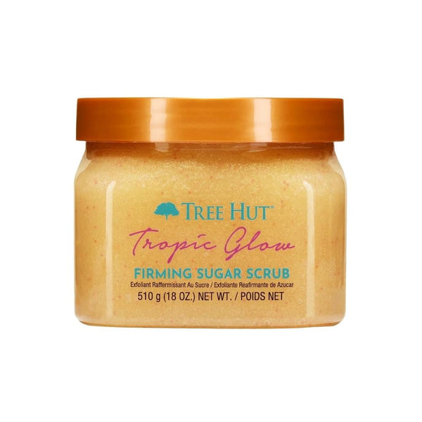 Tree Hut Shea & Tropical Glow Sugar Scrub, Exfoliating Body Scrub, 510g