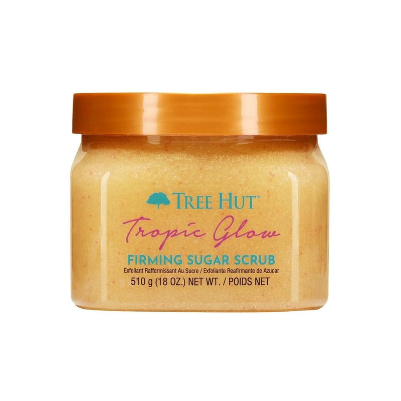 Tree Hut Shea & Tropical Glow Sugar Scrub, Exfoliating Body Scrub, 510g