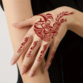 Alnadia Red Henna Paste for Hand and Body Designs, Ready-to-Use