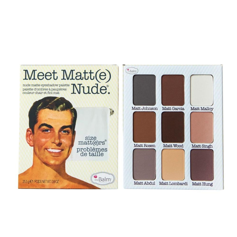 The Balm Meet Matt(e) Nude Eyeshadow Palette 9 Matte Shades