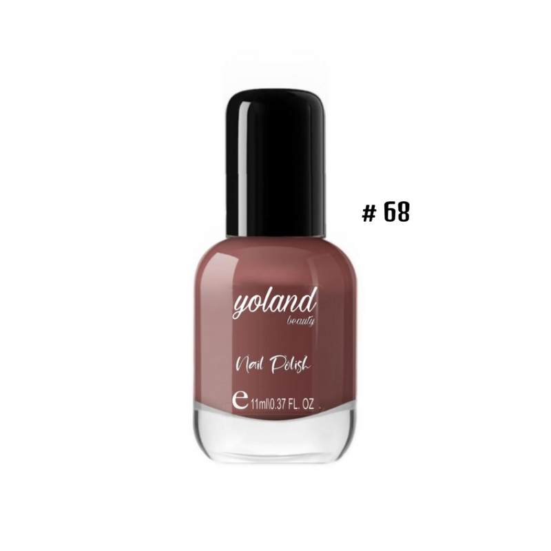 Nail Polish Quick-Dry Glossy Finish Shade 68 Yolande Beauty 10ml