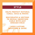 Long Lasting Hold Hairspray Shine & Hold Shea Butter Coconut Oil Cantu 237ml