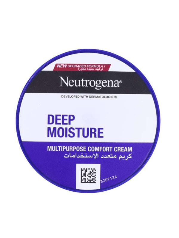 Neutrogena Deep Moisture Cream 200ml with Glycerin, Pro-Ceramide