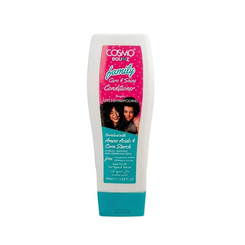 Conditioner for Dry Hair Shine and Softness Family Care Cosmo Bounce 400ml
