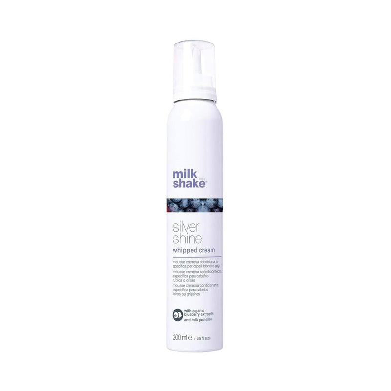 Milk Shake Silver Shine Cream Foam for Blonde & Gray Hair, 200ml