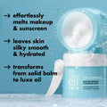 Elf Holy Hydration Makeup Cleansing Balm, Hyaluronic Acid, Chia Seed Oil, 56.5g