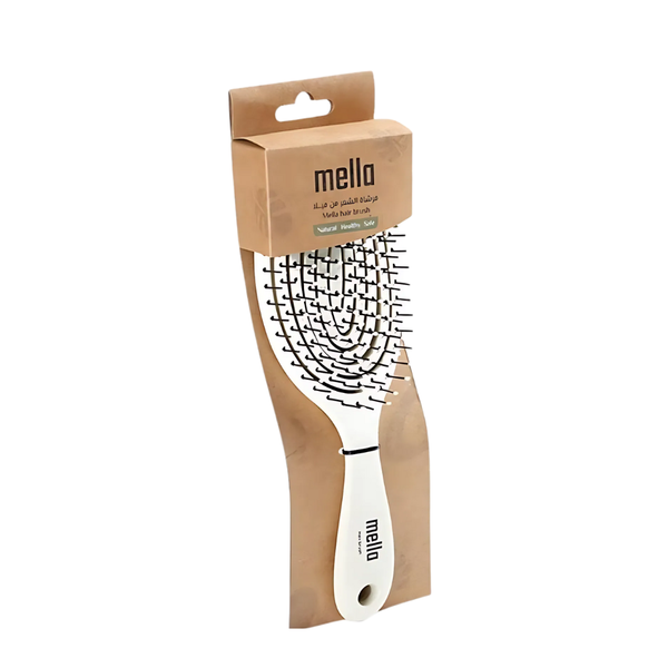 Best Hairbrush for Fine Hair Professional Oval Light Beige Mila