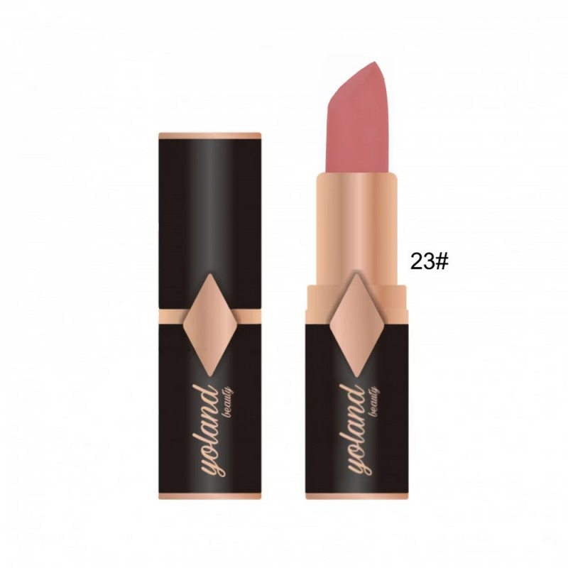 Matte Lipstick Waterproof Creamy Rouge Plumping Formula Yolande Beauty 3.8g