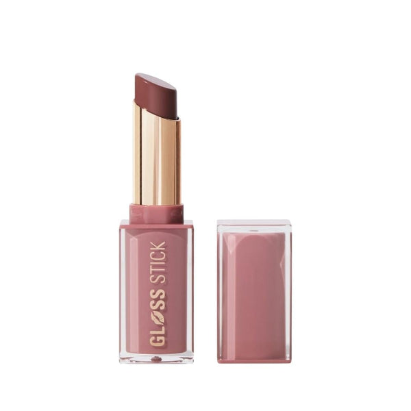 Revolution Pout Stick Lip Gloss Crème Brûlée Mauve with Hyaluronic Acid