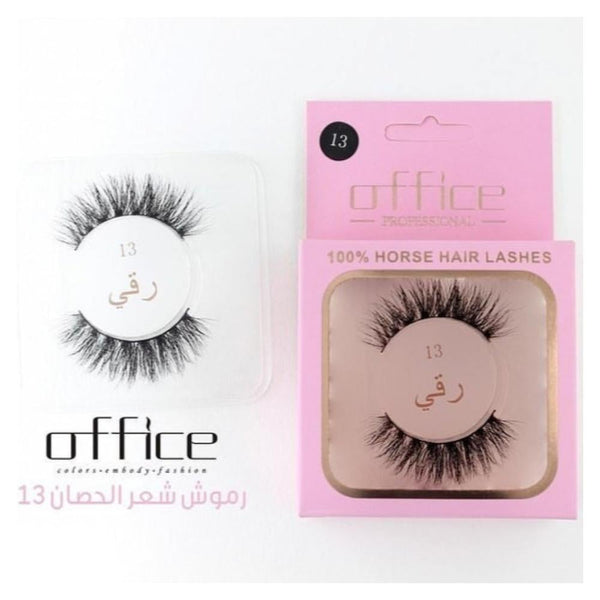 Office Natural Eyelashes Style 13, Horsehair Strip Lashes
